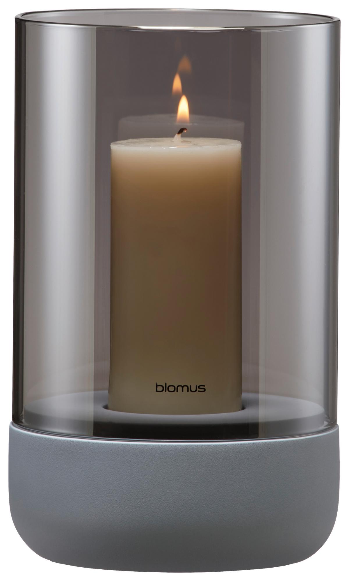 LATARENKA 66230 BLOMUS - ciemnoszary, kamień/szkło (12/20cm) - Blomus