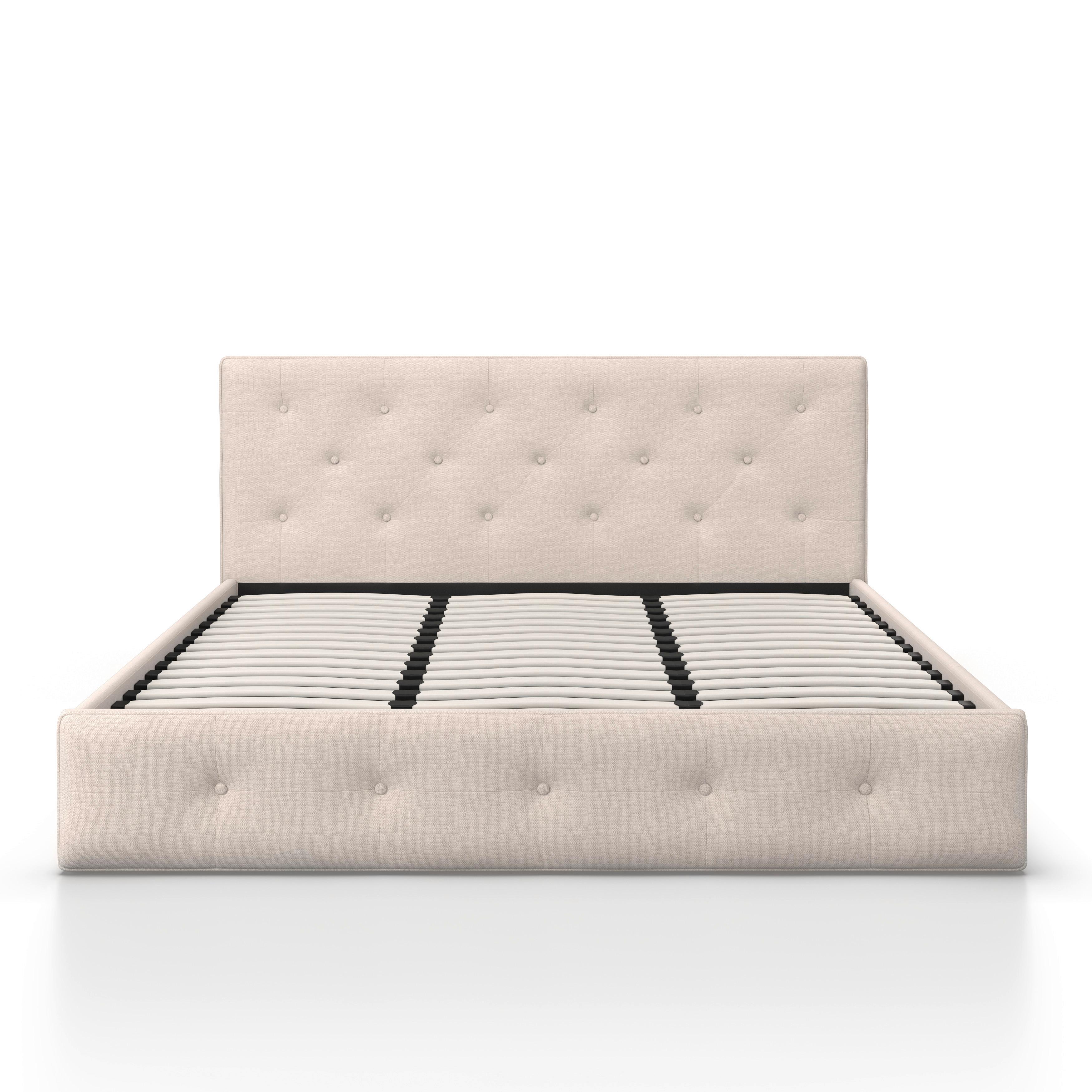 STOPPAD SÄNG JULIE - svart/naturfärgad, Modern, metall/trämaterial (180/200cm) - Bessagi Home