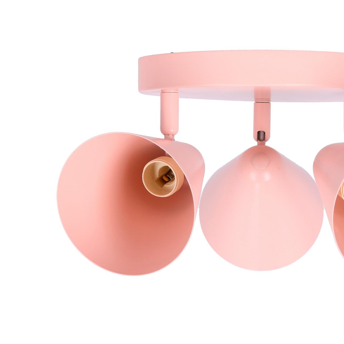 Stropni Reflektor Amor - pink, Trend, metal (34/34/16cm)