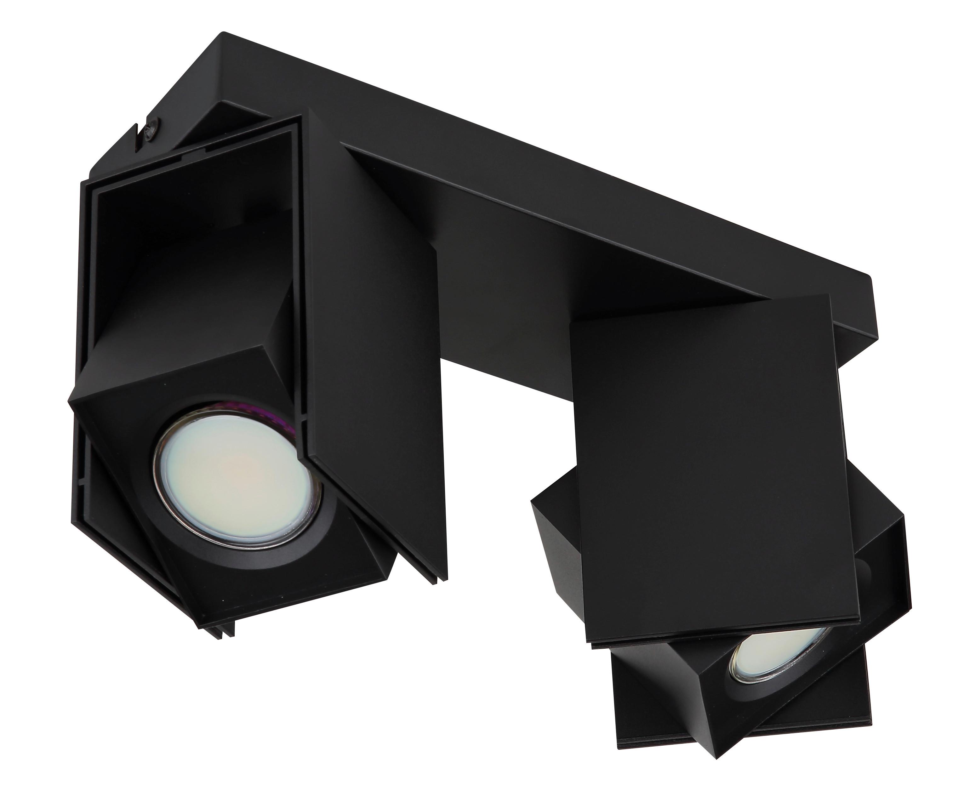 Reflektor Rory - črna, Design, kovina (25,6/8,4/15,7cm) - Globo