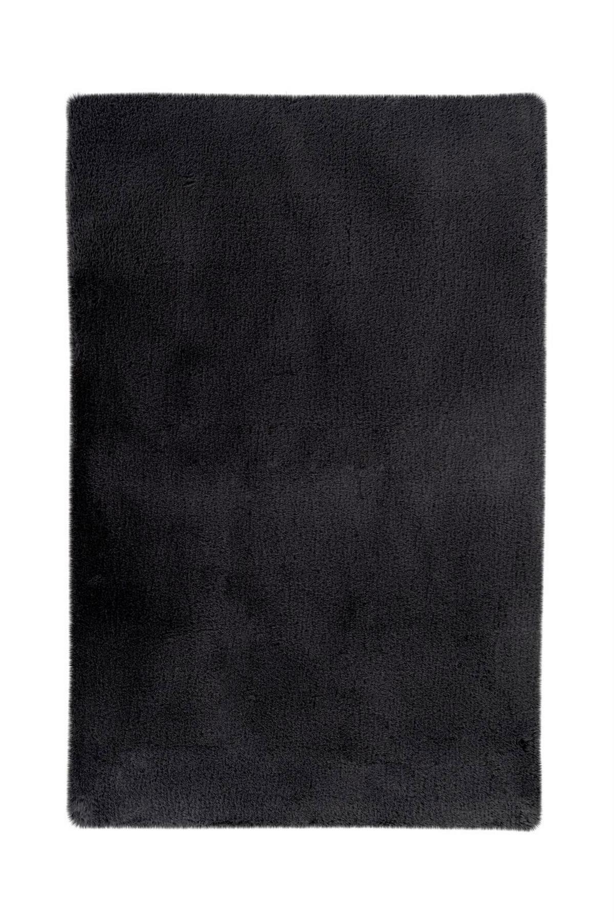 HOCHFLORTEPPICH RABBIT LIGHT 125 DUNKELGRAU - Dunkelgrau, Konventionell, Textil (65/100cm) - Kayoom