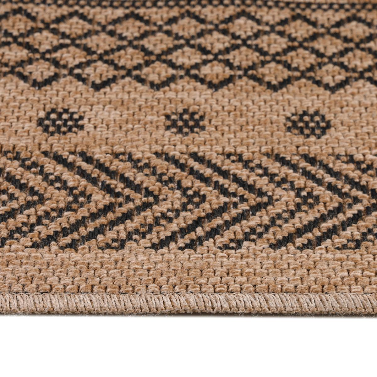 Outdoorteppich Dhaka Beige ca. 80x250cm - Beige, Basics, Textil (80/250cm) - Novel