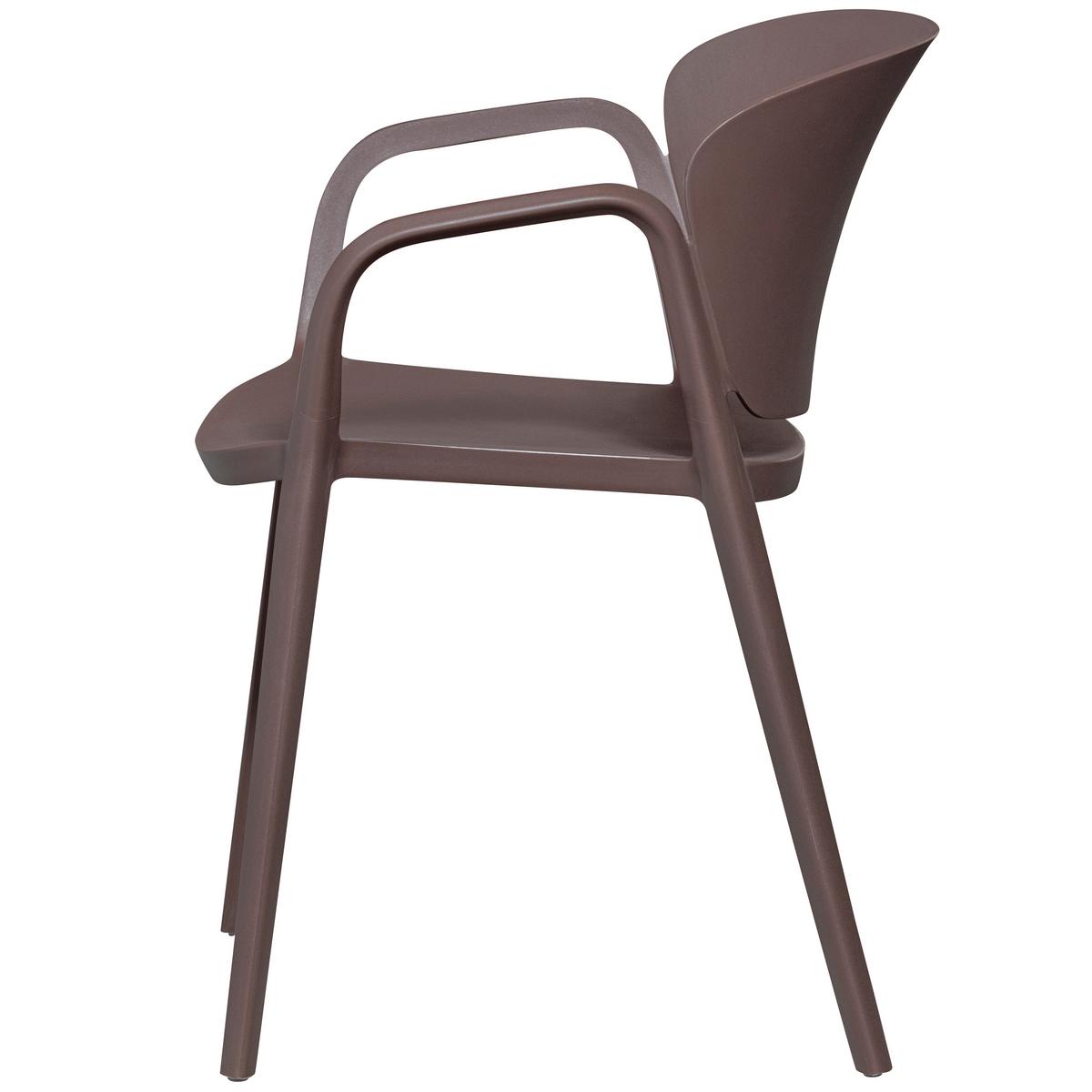 Gartenstuhl-Set Bent 2er-Set Braun - Braun, MODERN, Kunststoff (57/75/56cm) - Gardenson