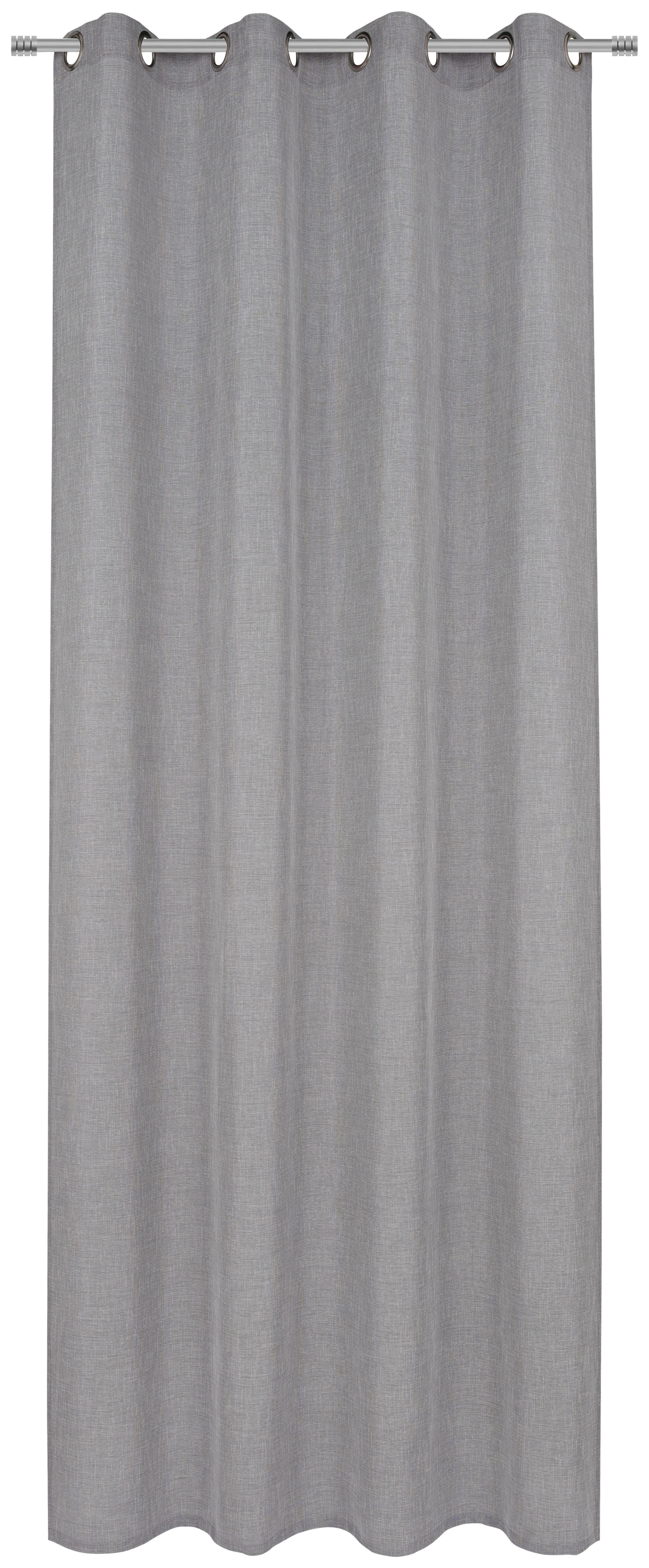 ZASŁONA NA PRZELOTKACH RIOSTA - antracytowy, Basics, tkanina (140/245cm) - Esposa