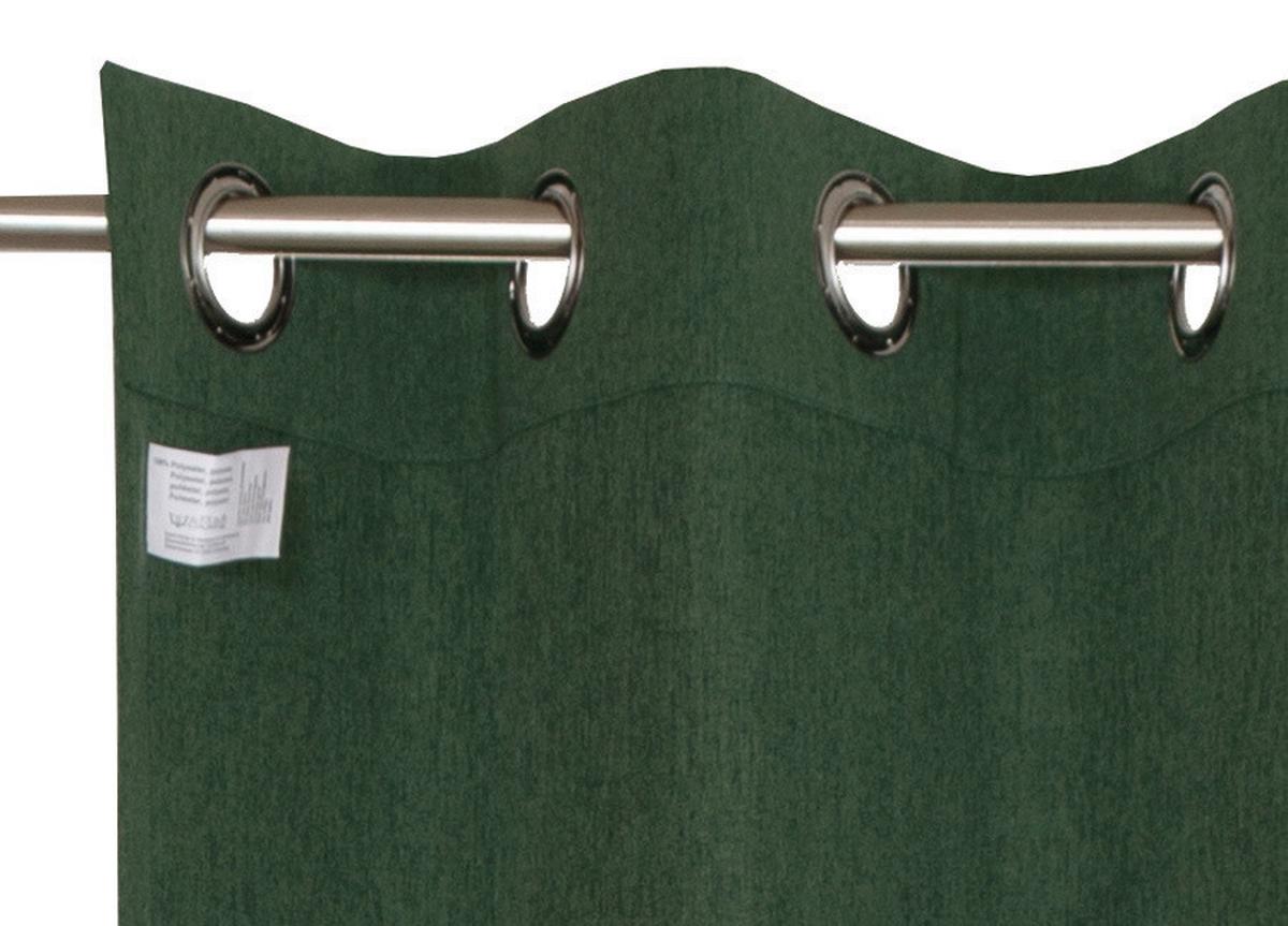 ZASŁONA NA PRZELOTKACH E-HARP ESPRIT - ciemnozielony, Basics, tkanina (140/250cm) - Esprit