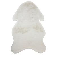 Kunstfell Marlene in Weiß ca. 90x60cm - Weiß, Textil/Fell (90/60cm) - Modern Living