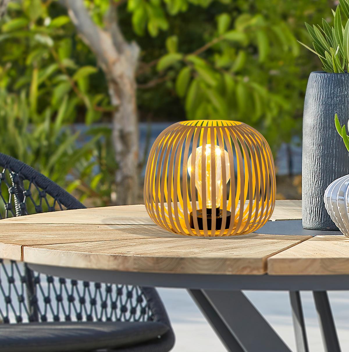 LAMPA SOLARNA DOTTI - kolor naturalny/przejrzysty, Basics, tworzywo sztuczne/metal (20/18cm) - Ambia Garden