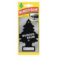 Autóillatosító Wunderbaum Black Classic - fekete, műanyag/papír (7/19/0.3cm)