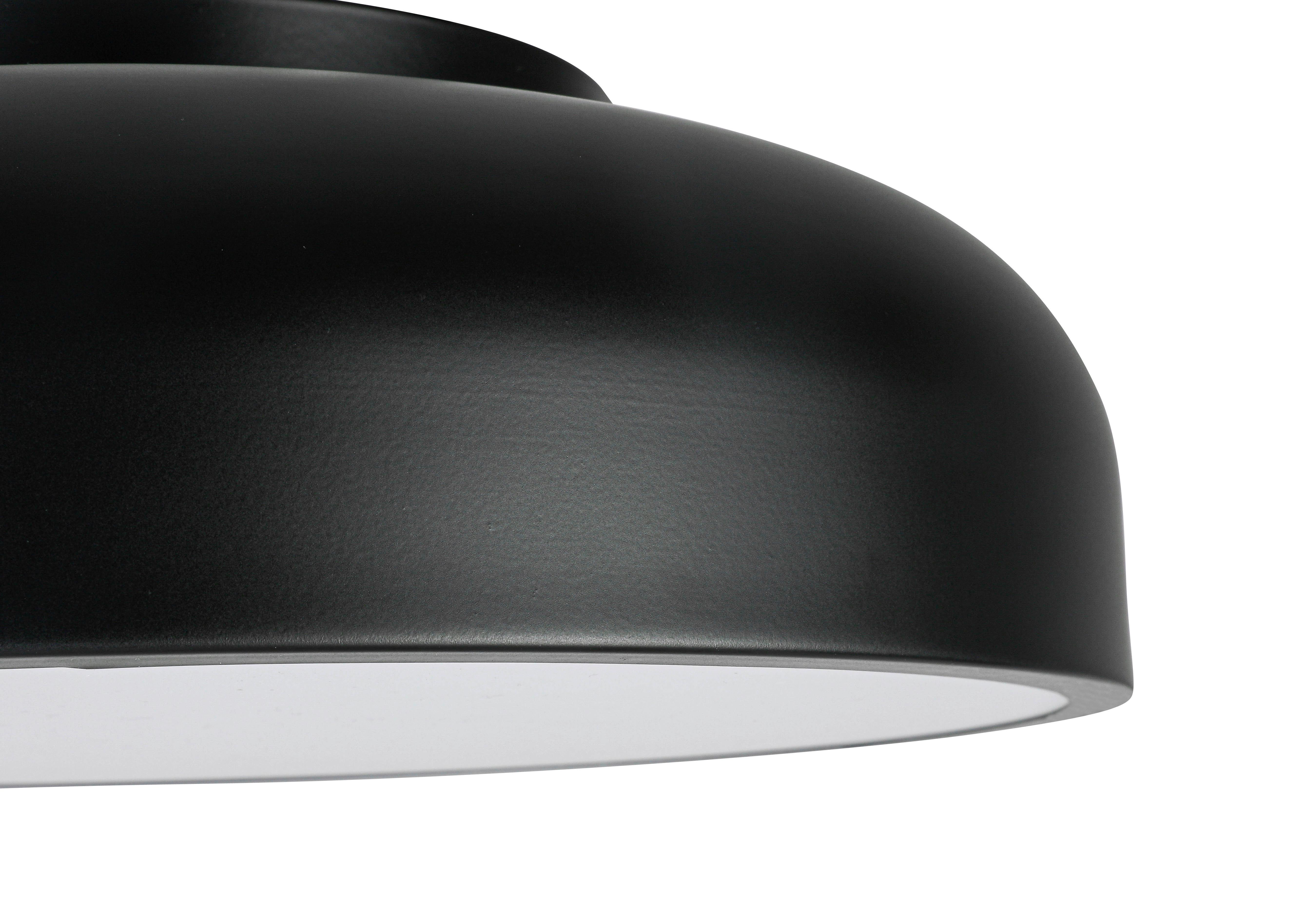 LED-TAKLAMPA MIKE - vit/svart, Modern, metall/plast (35/35/11cm) - Mömax