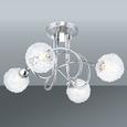 Deckenleuchte Mia, max. 4x33 Watt - Chromfarben, MODERN, Glas/Metall (36/19cm) - MÖMAX modern living