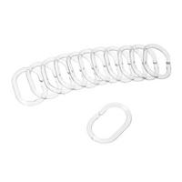 Zuhanyfüggöny Karika Robbie - átlátszó, Konventionell (5/6cm) - Modern Living