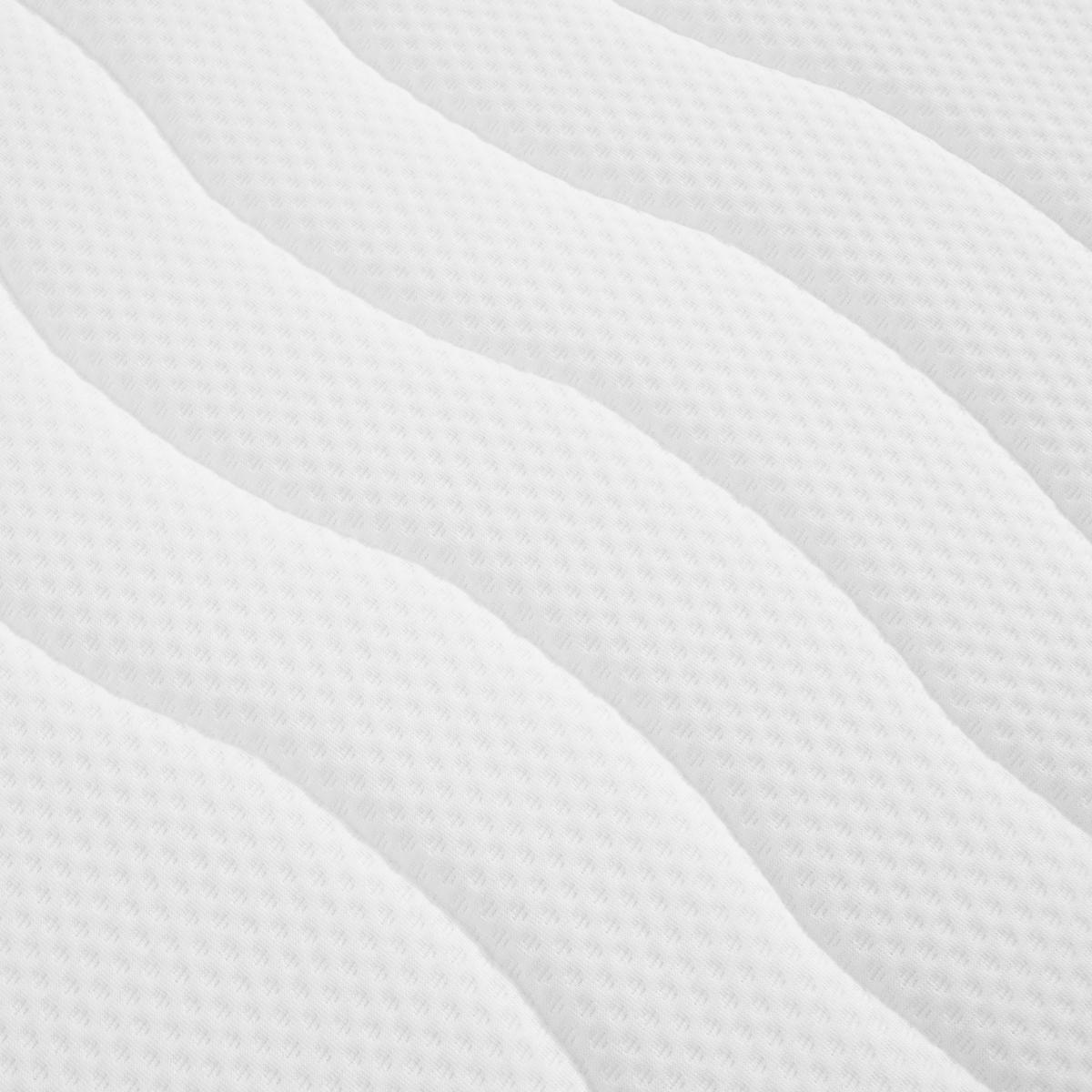 Matratze Nobi H3 ca. 90x200cm - Weiß, Textil (90/200cm) - Nadana