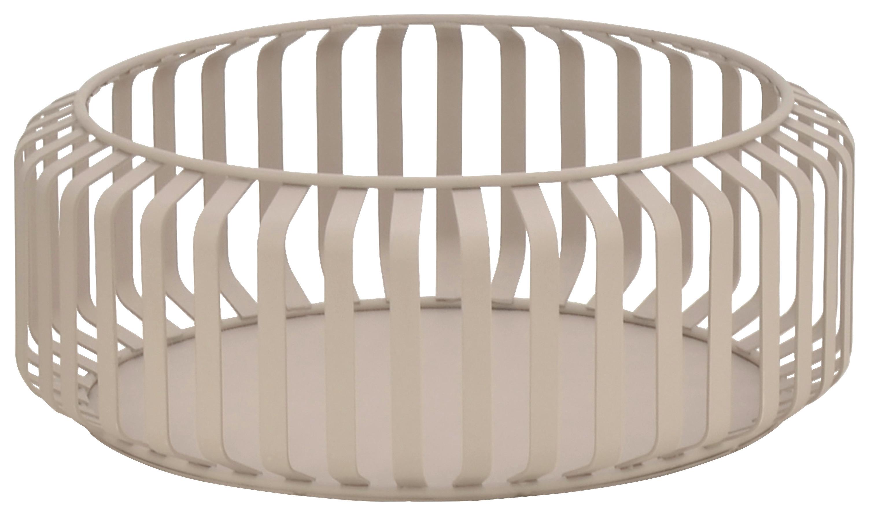 Dekoschale Jana Beige ⌀ ca. 21cm - Beige, MODERN, Metall (21/8cm) - Mömax