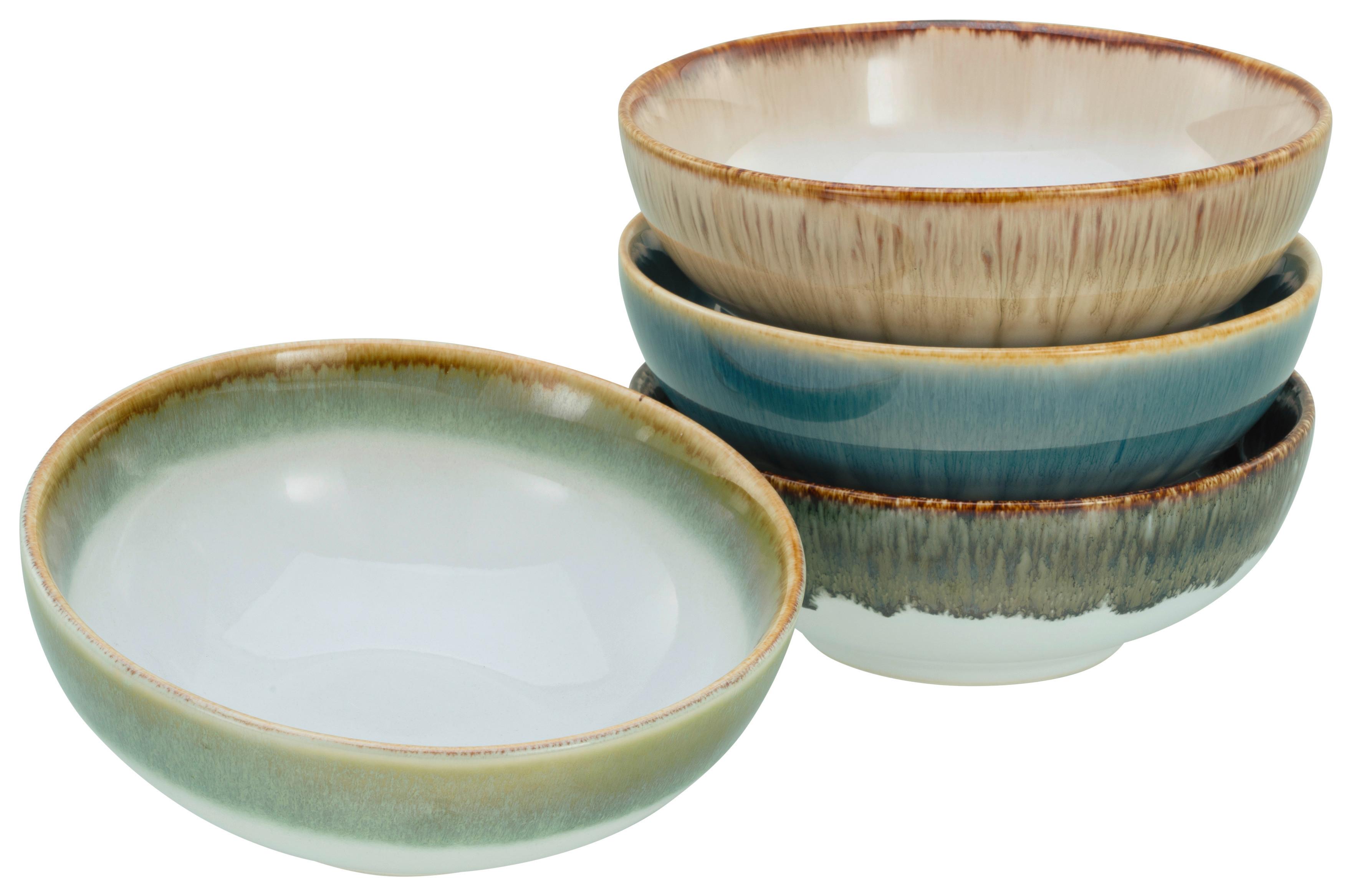 Set Posod Cascade Bunt, 4-Delni - modra/siva, Basics, keramika (16,5cm) - Creatable