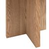 SIDOBORD MATERA -TREND - naturfärgad, Modern, trämaterial/sten (40/39cm) - Premium Living