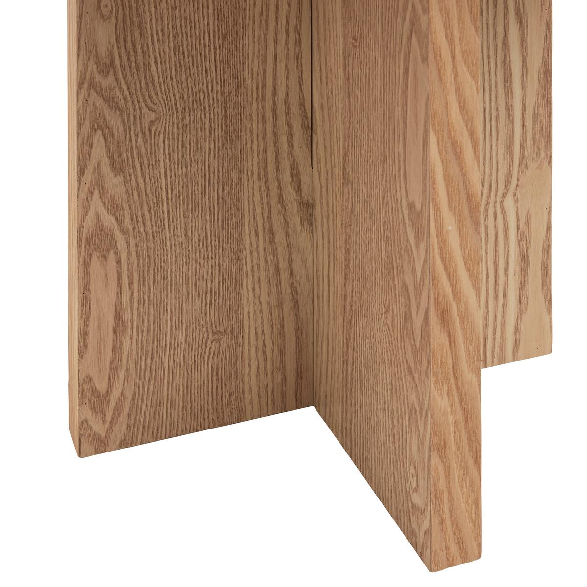 Masă auxiliară MATERA -TREND - culoare natur, Modern, piatră/material pe bază de lemn (40/39cm) - Premium Living