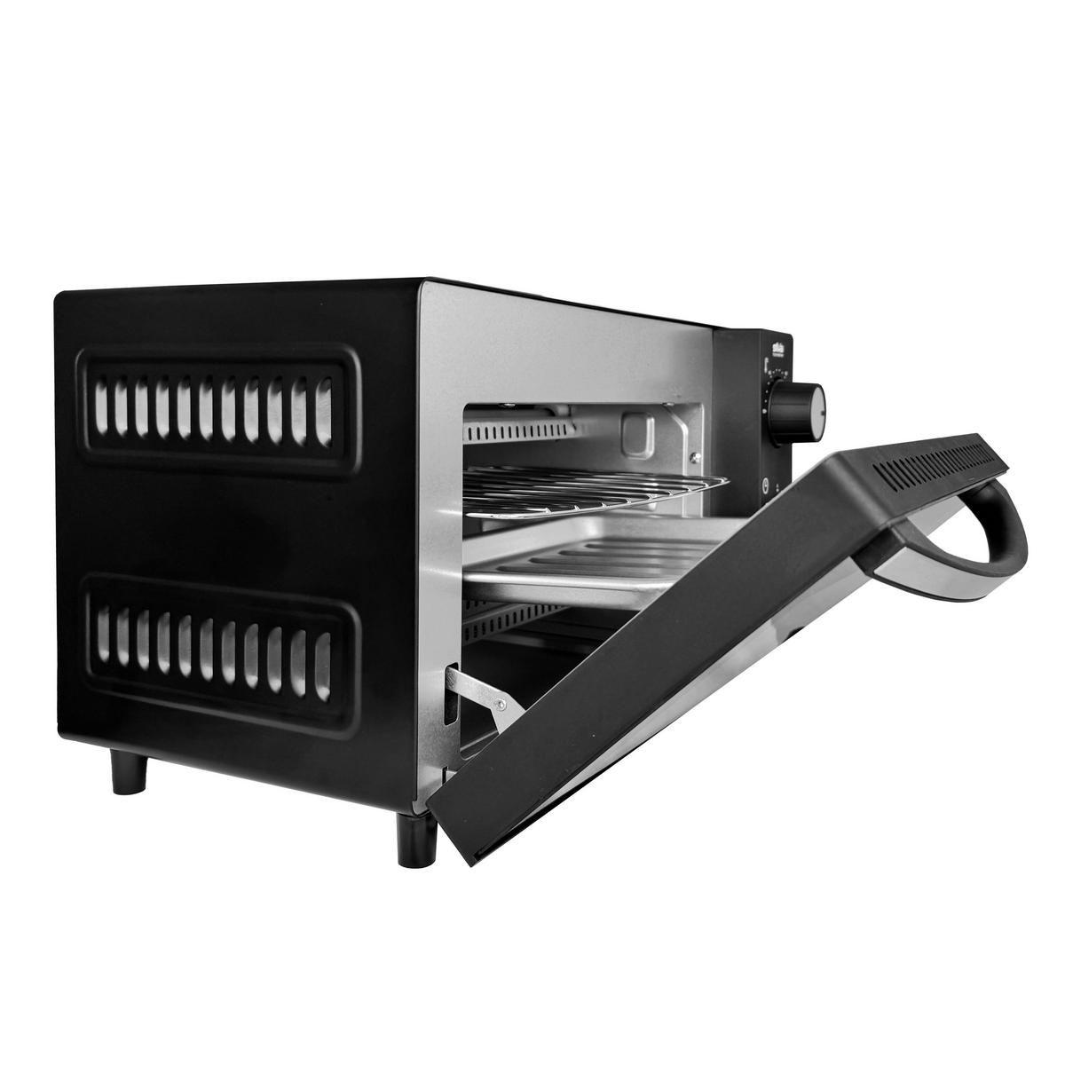 MINIPIEKARNIK SILVA MB 1000 MINI-BACKOFEN - czarny, Basics, tworzywo sztuczne (36,2/22,1/28,6cm) - Silva Homeline