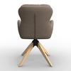 STOL MED ARMSTÖD NEELIA - brun/naturfärgad, Modern, metall/trä (59,5/93/69cm) - Bessagi Home