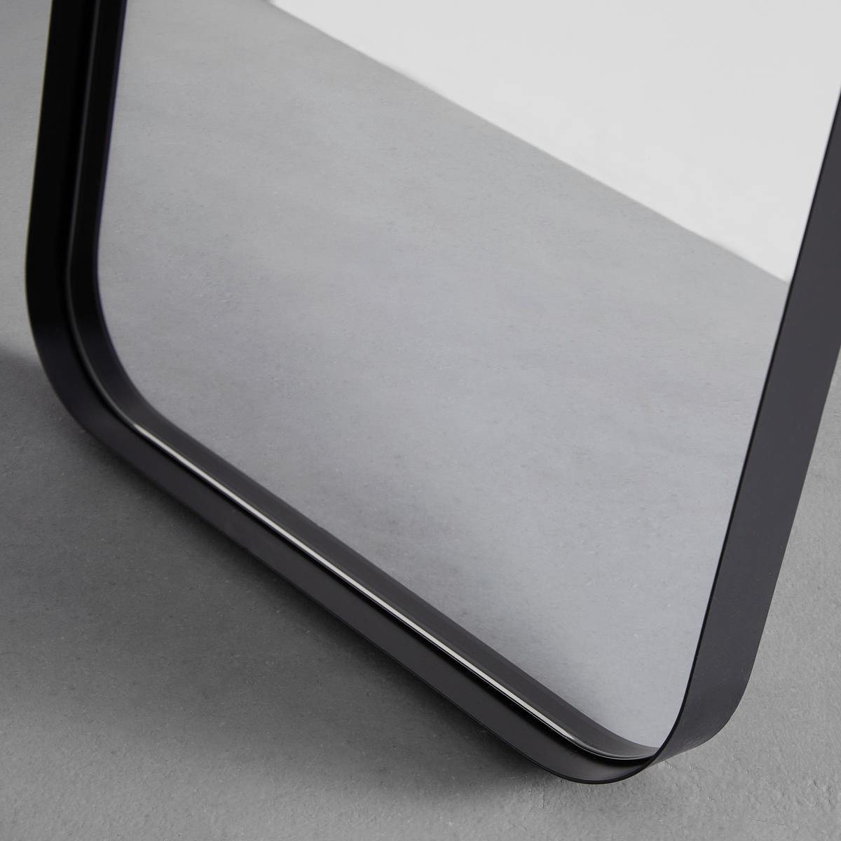 Spiegel Liv Schwarz ca. 41x154x68,5 cm - Schwarz, MODERN, Glas/Metall (41/154/68,5cm) - Bessagi Home