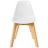 BARNSTOL STEVE -BASED- - vit, Modern, trä/plast (32/57/32cm) - Based