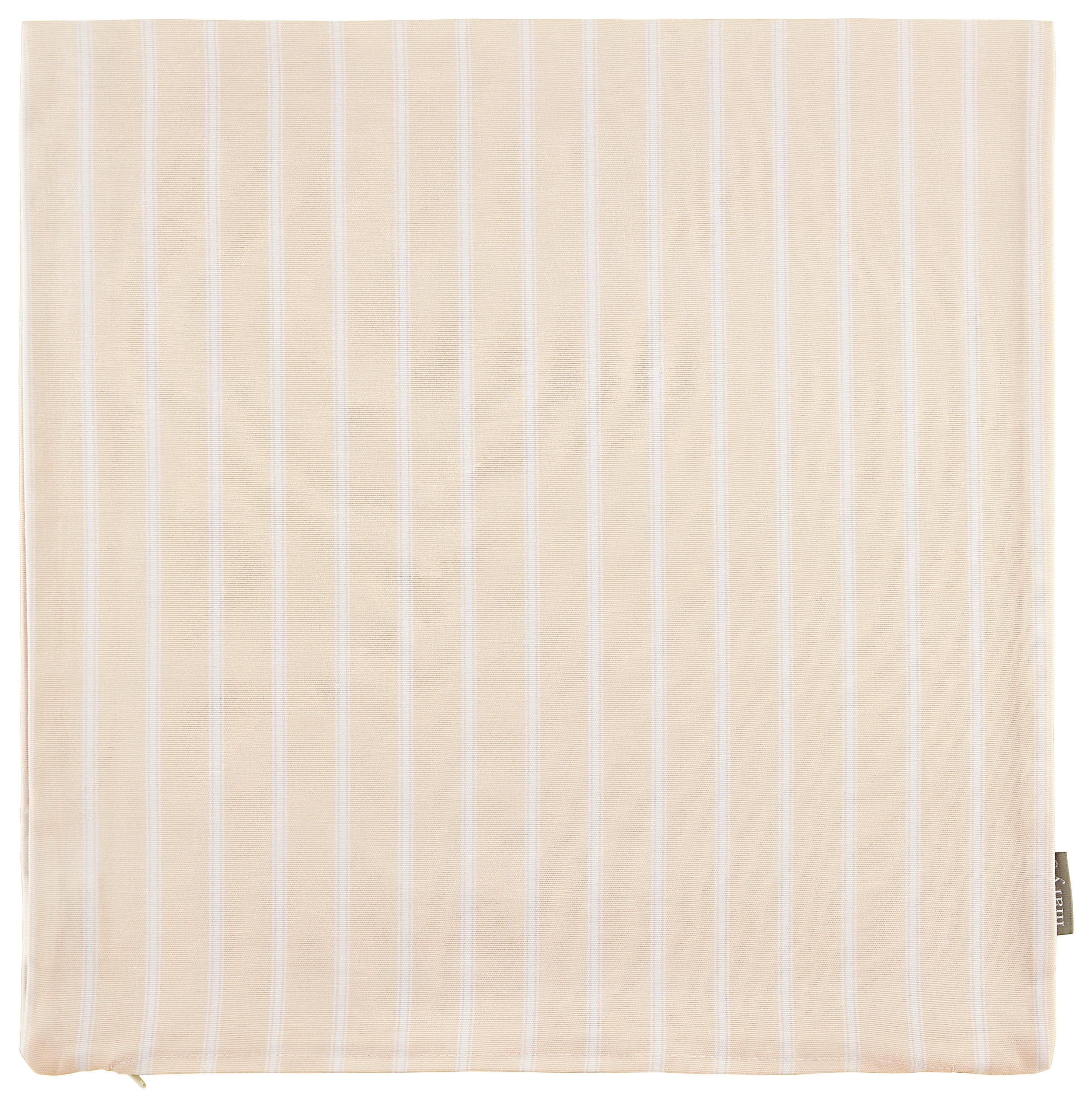 Husă de pernă Steffi Paspel, cca. 40x40cm - alb/roz, Konventionell, textil (40/40cm) - Mary's