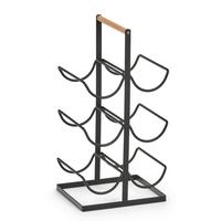 Weinregal Schwarz - Schwarz, Basics, Metall (23/20/46cm) - Zeller Present