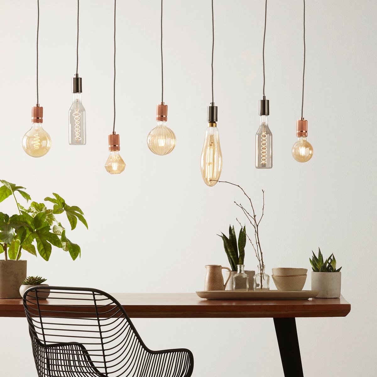 Deko-Leuchtmittel 11405FMA max. 4 Watt - Graphitfarben, Glas (6,4/14cm) - Mömax