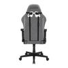 GAMINGSTOL PRINCE -EXKLUSIV- - vit/grå, Modern, textil/plast (70/126/70cm) - Dxracer