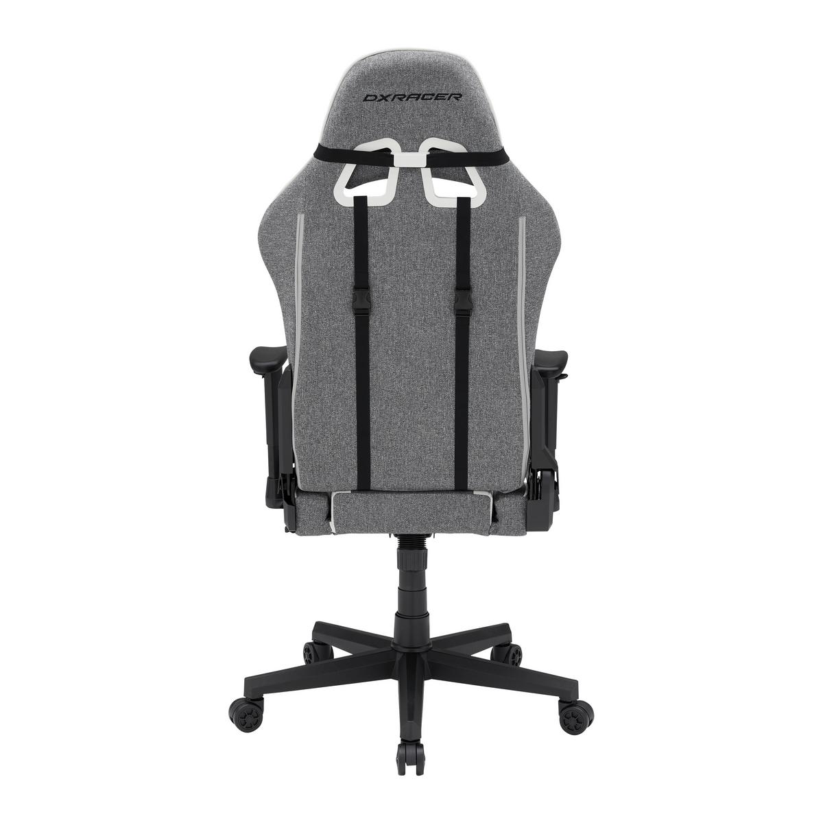 Gamingstuhl In Grau/schwarz/weiss - Weiss/Schwarz, Modern, Kunststoff/Textil (70/126/70cm) - Dxracer
