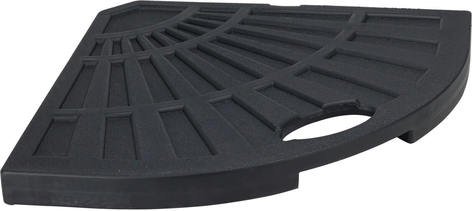 Napernyőtalp Nehezék Sonny - fekete, Basics, kő (51,5/5,5/51,5cm)