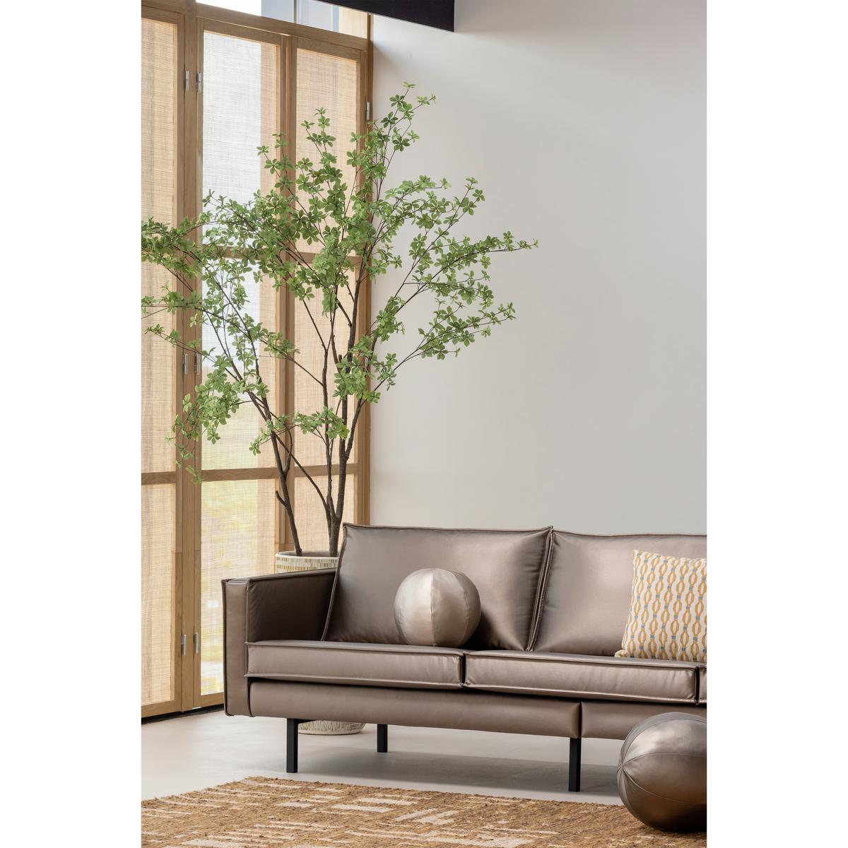 Pouf Rodeo Naturfarben B: 30cm - Naturfarben, Design, Textil (30/30/30cm) - Livetastic