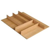 Besteckeinsatz BE45E Eiche - Eichefarben, Basics, Holz (45/4,9/50cm) - Nobilia