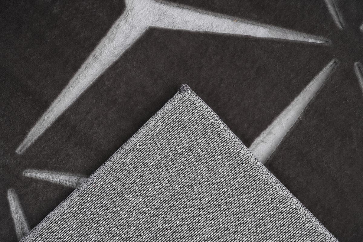 Flachwebeteppich Calma 225 Anthrazit 120x160 Cm - Anthrazit, Basics, Textil (120/160cm) - Kayoom