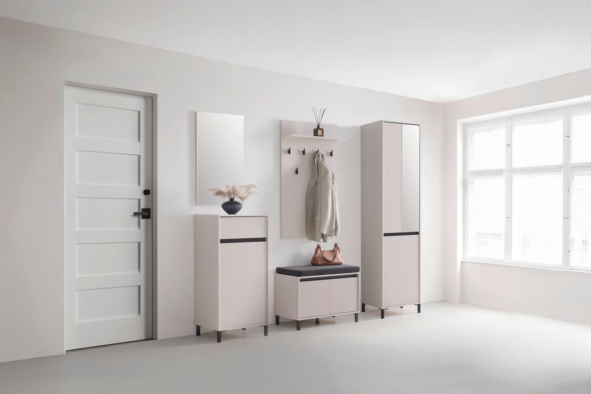 Garderobenschrank Arran Kaschmir - Kaschmir, MODERN, Holzwerkstoff (55/206/40cm) - Mömax