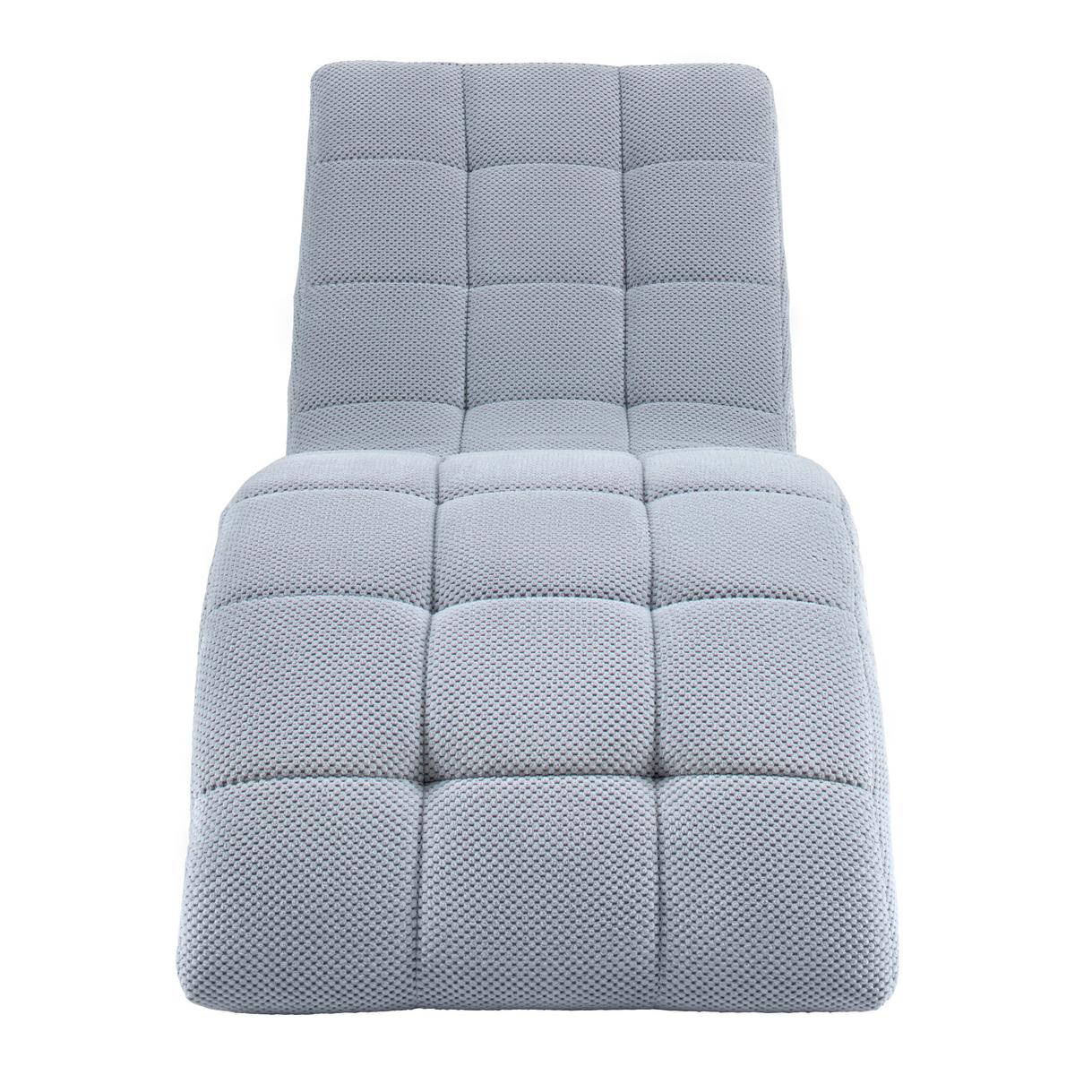 Fotoliu sezlong de relaxare LAGUNA - gri deschis, Modern, textil (68/80/167cm) - Mömax