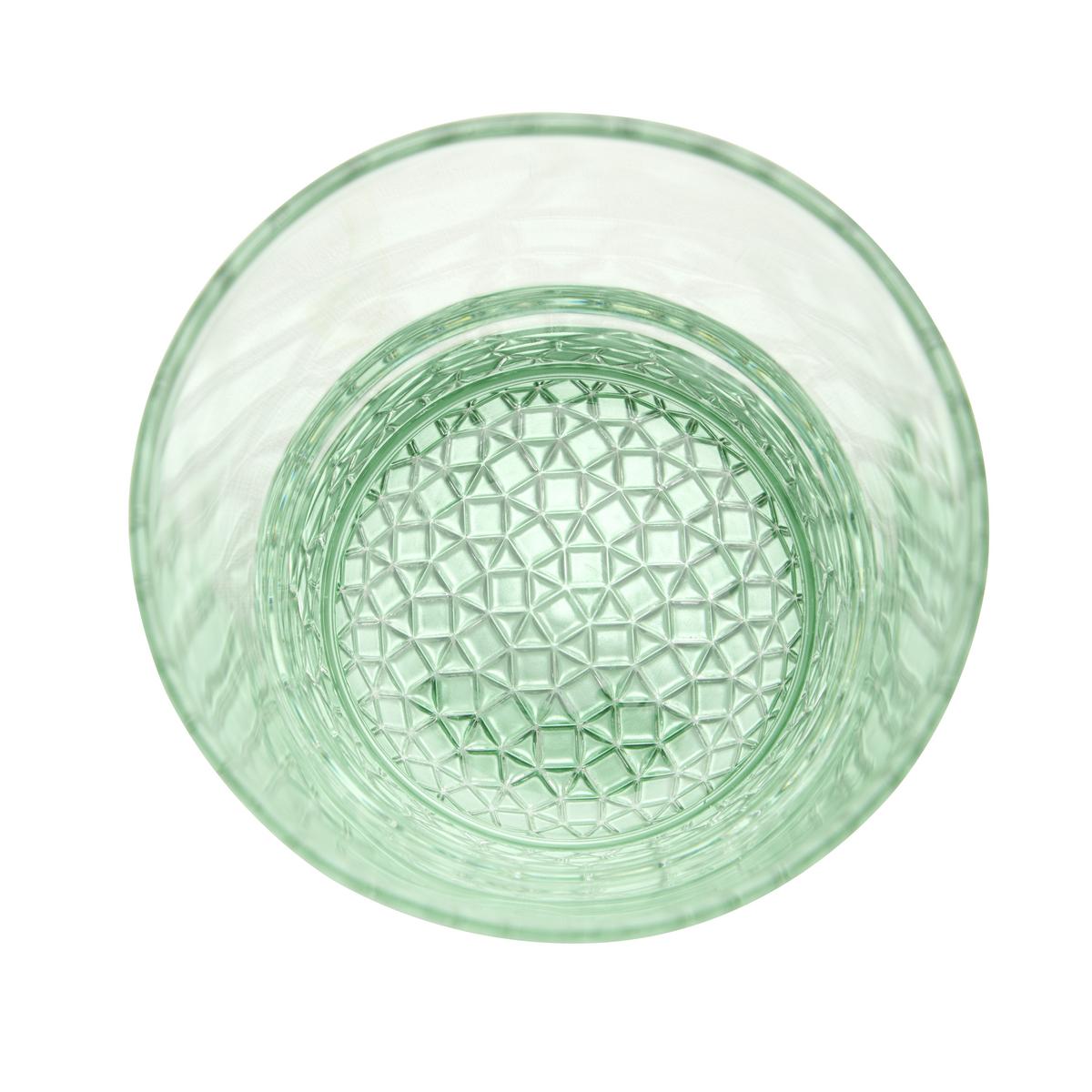 KOMPLET SZKŁA STOŁOWEGO ADORNO - zielony, Modern, szkło (400ml) - Bessagi Home