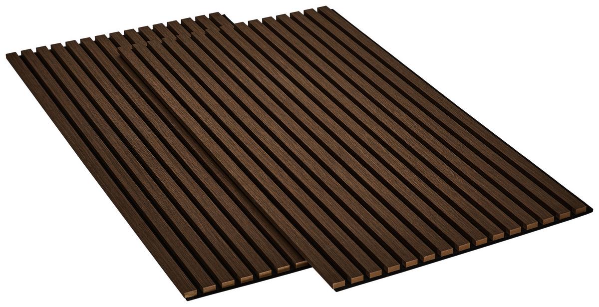PANEL AKUSTYCZNY AKUSTEA - czarny/szary, Trend, materiał drewnopochodny/tworzywo sztuczne (60/120/2,1cm) - Boxxx