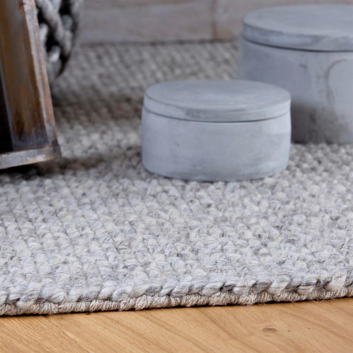 Flachwebeteppich Pixy 525 Grau 120cm X 170cm - Grau, Basics, Textil (120/170cm) - Kayoom