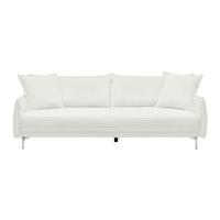 Mega Sofa Kiss - bijela/boje kroma, Moderno, drvo/metal (241/90/117cm) - Mömax