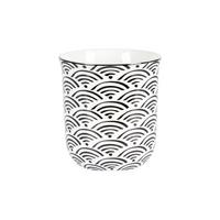 Kávésbögre Shiva - fekete/fehér, Lifestyle, kerámia (8,4/9,2cm) - Mömax