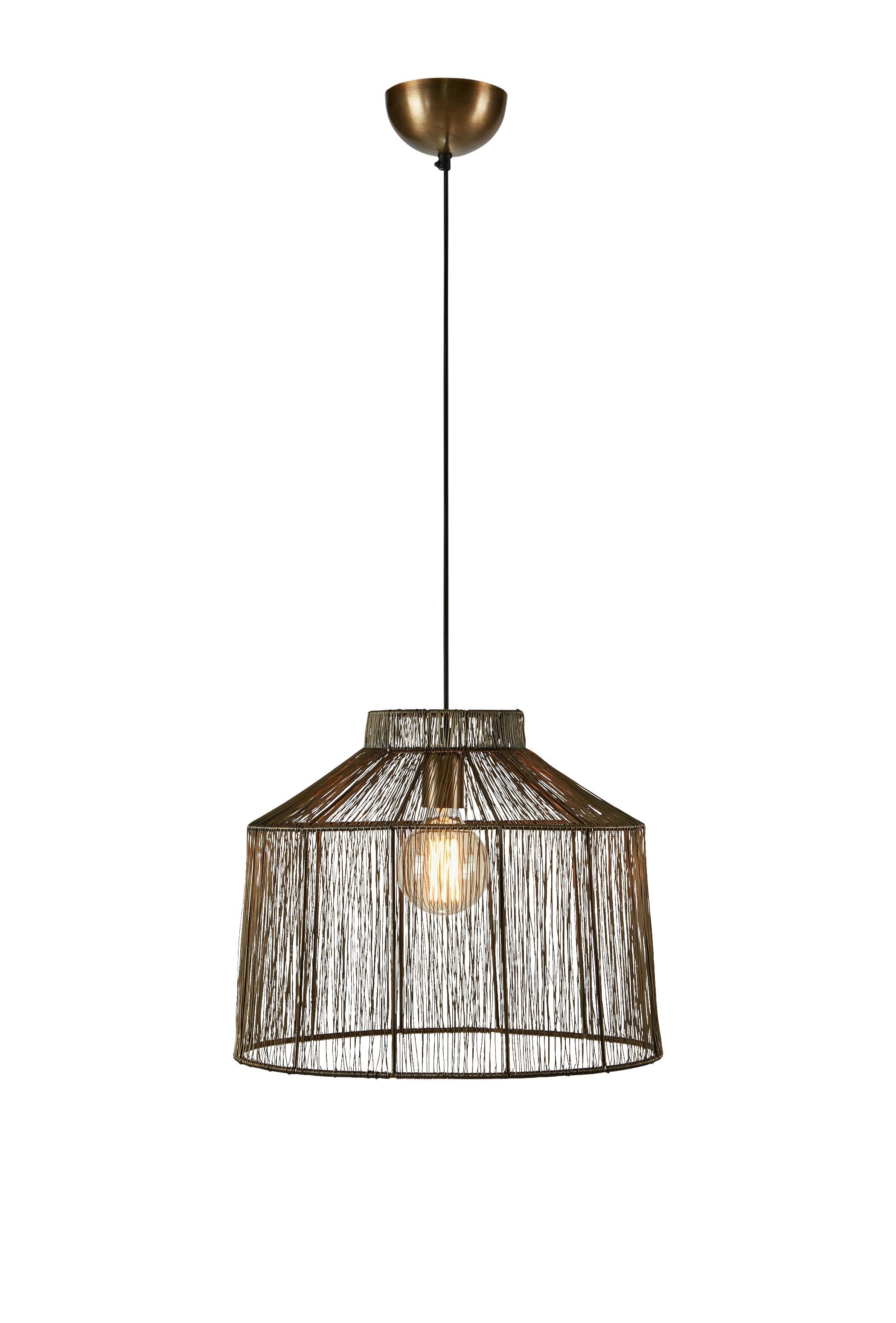 Hängeleuchte Capanna max. 40 Watt - Messingfarben, Basics, Metall (42/27/34cm) - Markslöjd
