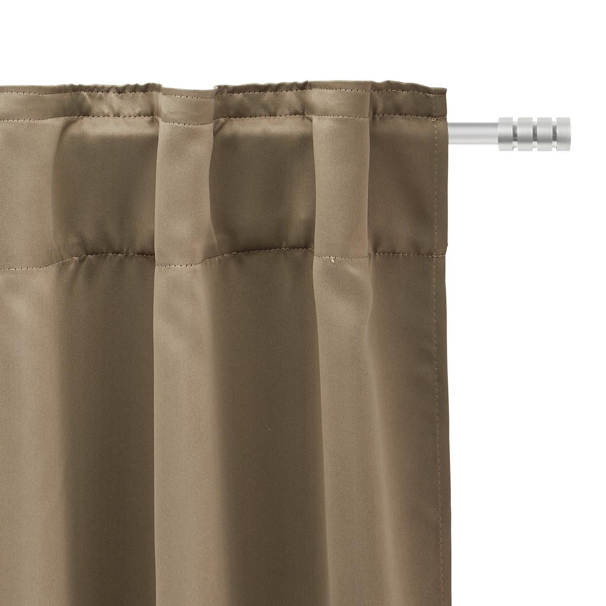 Verdunkelungsvorhang Ricco ca. 140x245cm, 2 Stück - Braun, Textil (140/245cm) - Modern Living