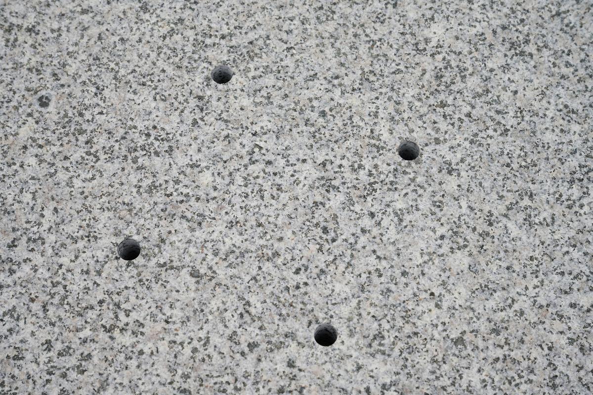 Sonnenschirmständer Ennio ca. 80x80 cm Granit m. Räder - Grau, MODERN, Stein (80/5,3/80cm) - Siena Garden