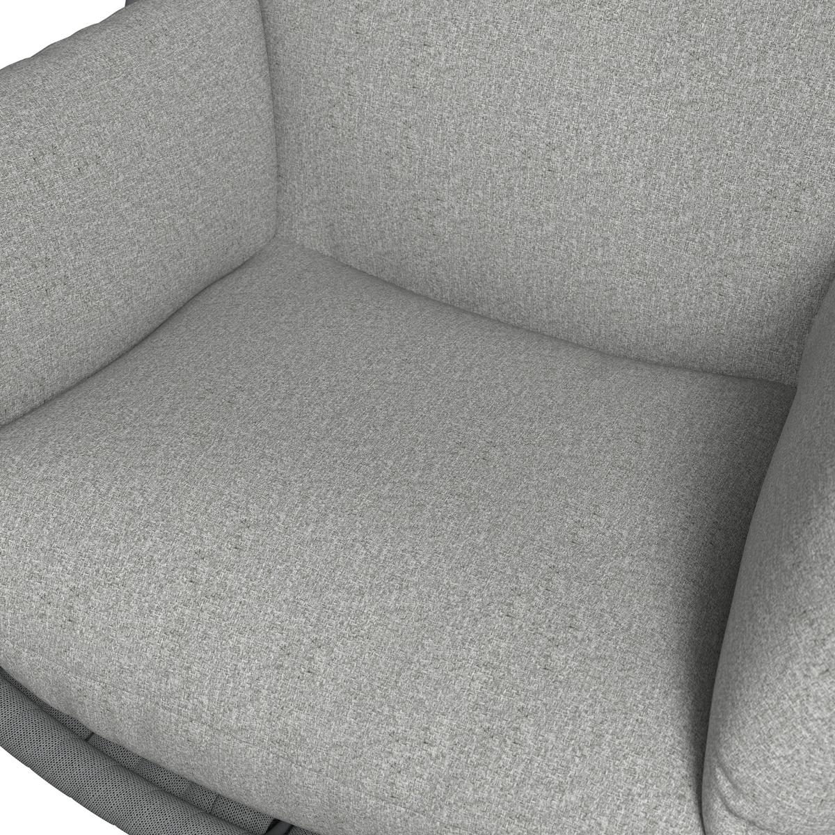 Hängesessel Mira Hellgrau Outdoorstoff/Metall/Kunststoff - Hellgrau, MODERN, Kunststoff/Textil (107/196/120cm) - Bessagi Garden