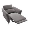 RELAXSESSEL CAPE TOWN - Dunkelgrau/Schwarz, MODERN, Holz/Textil (95/99/92cm) - Mömax