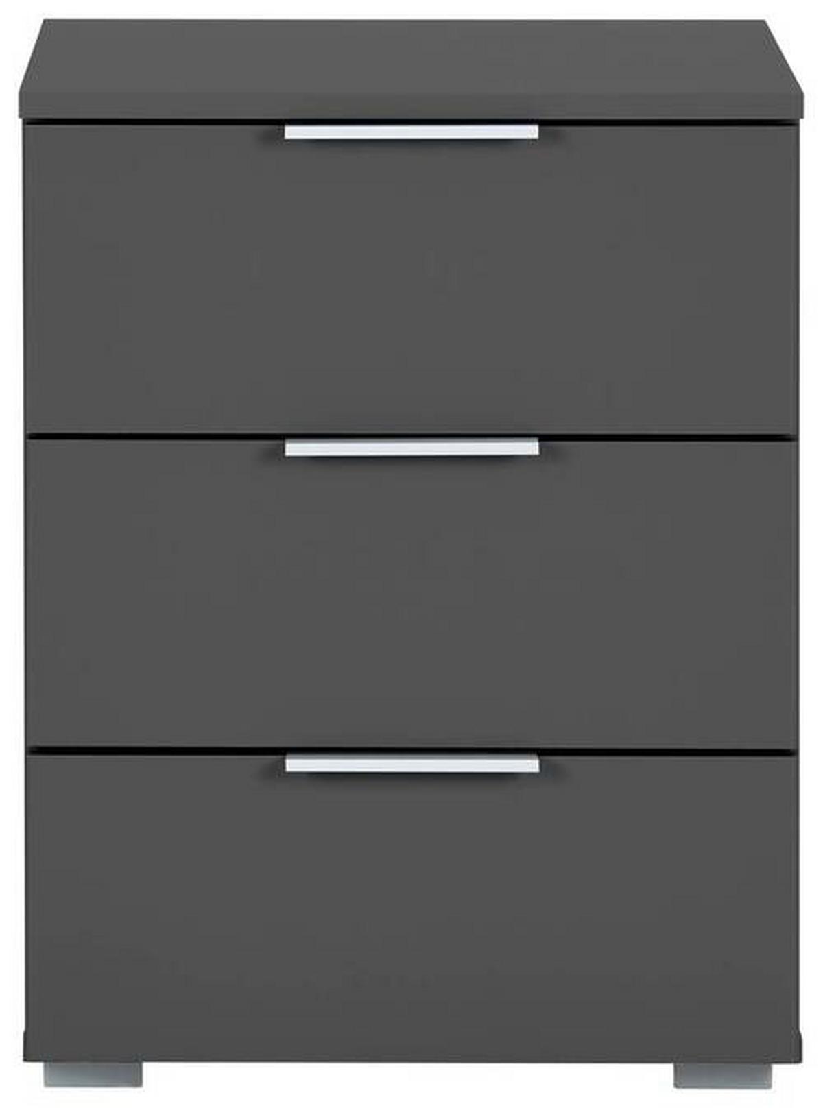 NOPTIERA ALABAMA - gri, Modern, material pe bază de lemn (47/62/42cm) - Modern Living