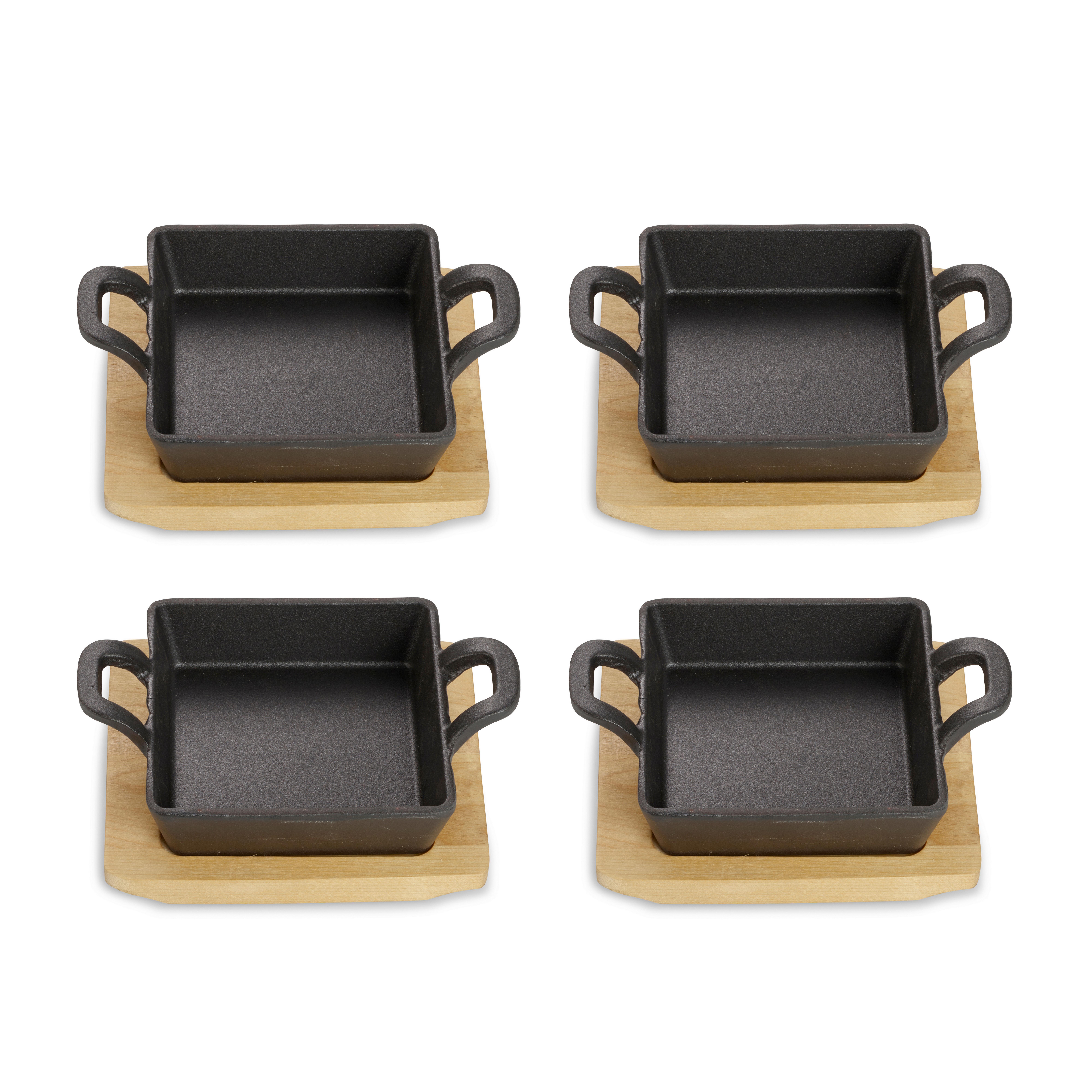 Serpenyőkészlet Ew-Ge-1342-4 - fekete, Basics, fém (18,5/12,6/3,6cm) - Echtwerk