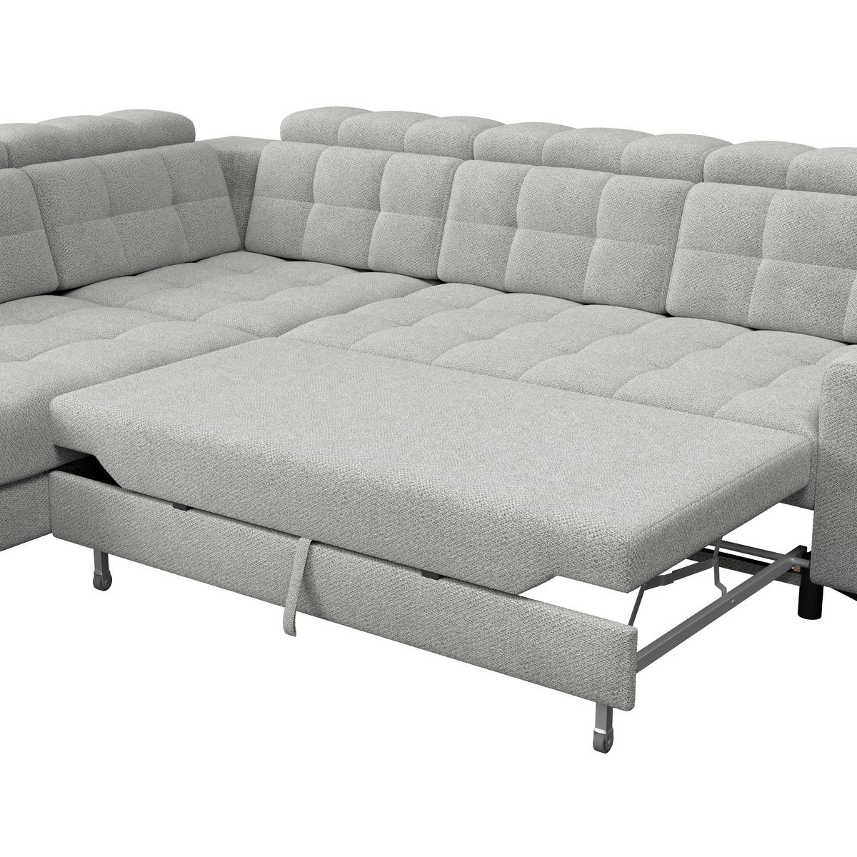 Coltar BARLETTA - gri deschis, Romantik / Landhaus, textil (228/289cm) - Luca Bessoni