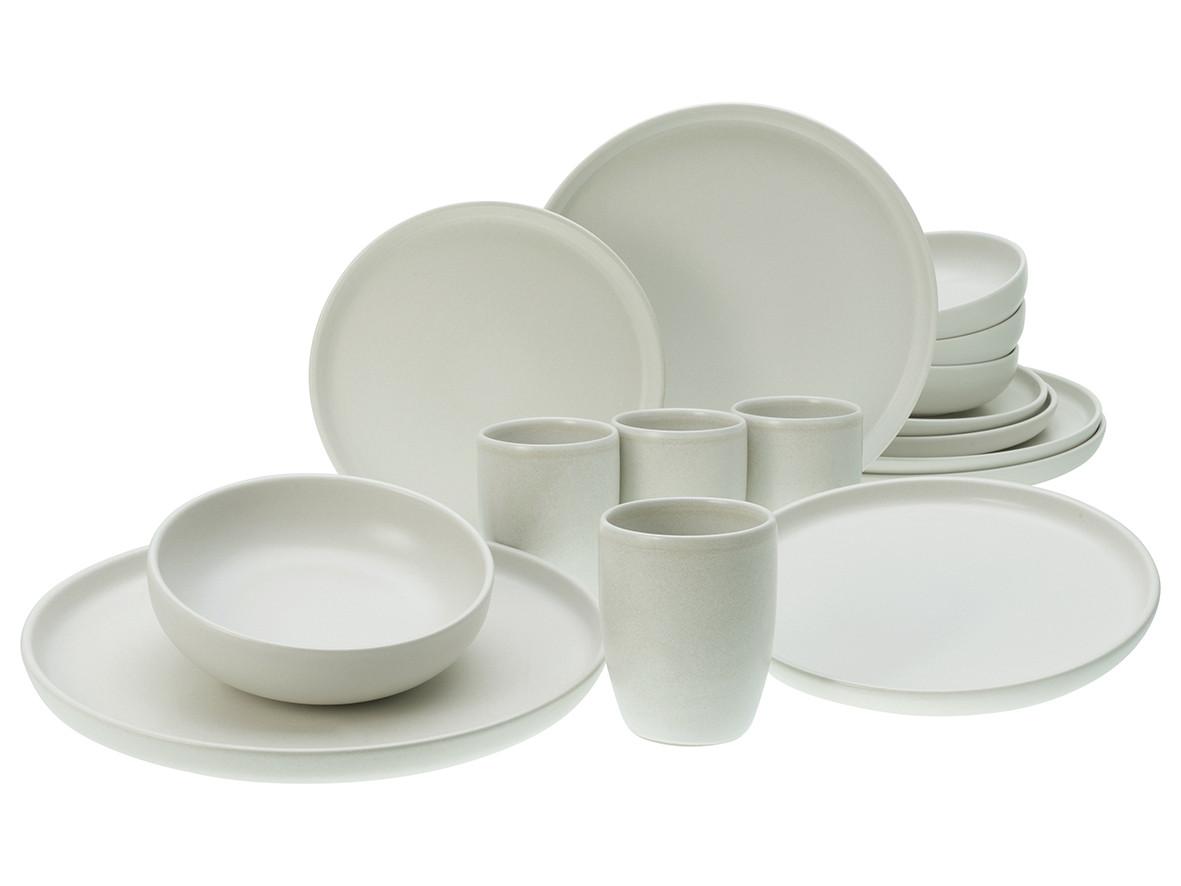 Kombinirani Servis Uno Offwhite, 16-Delni - bela, Basics, keramika - Creatable