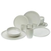Kombinirani Servis Uno Offwhite, 16-Delni - bela, Basics, keramika - Creatable